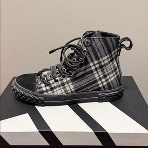 Giuseppe Zanotti "Plaid" High-Top Sneakers
